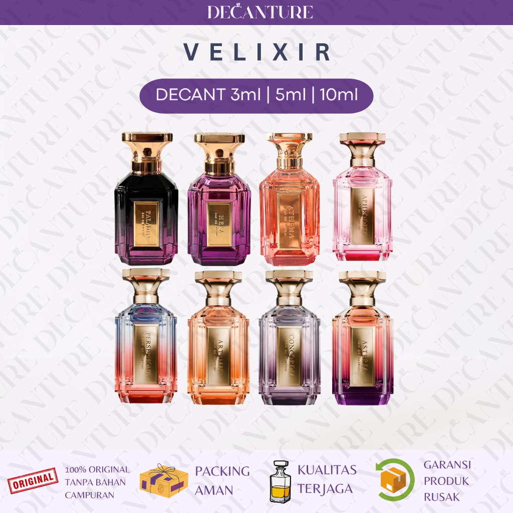 Jual (DECANT) Parfum Velixir - Artemis | Concordia | Aphrodite ...