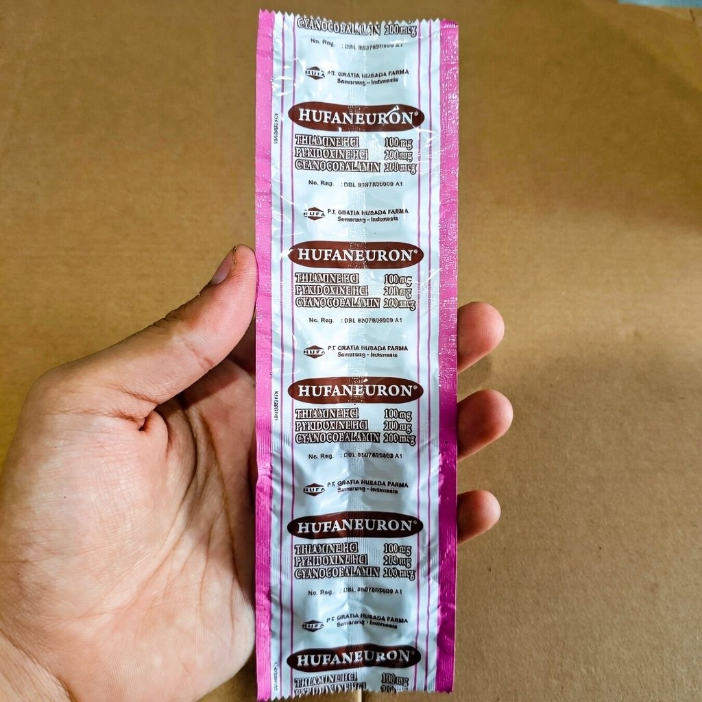 Jual Hufaneuron Obat Saraf Tepi, Mengatasi Kesemutan, Kebas, dan Nyeri ...