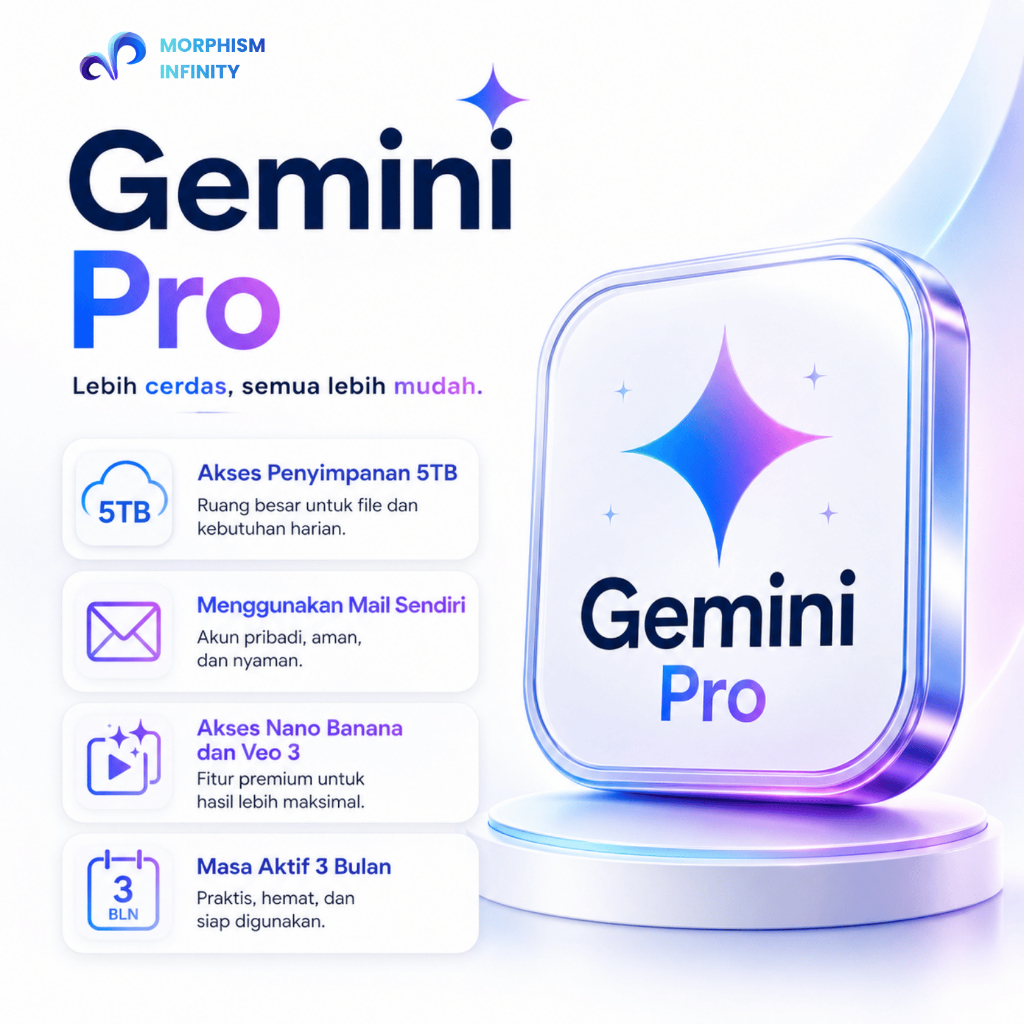 Gemini AI Pro Include VEO 3 dan NANO BANANA BERGARANSI