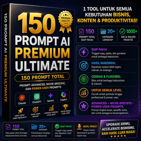 150 Prompt AI Premium Ultimate Pack