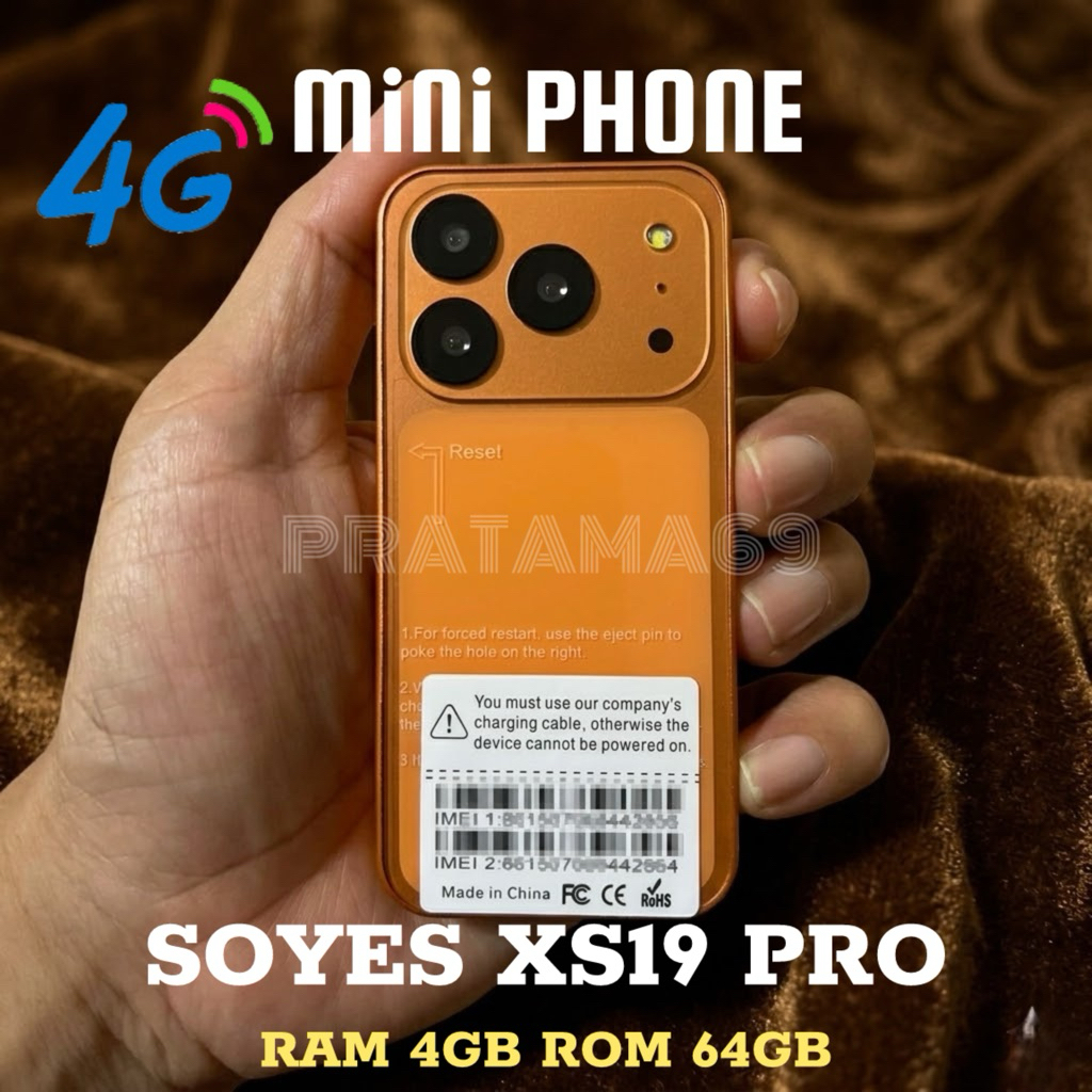NEW SOYES XS19 Pro Mini 4G Ram 4GB Rom 64GB 3.88 Inch