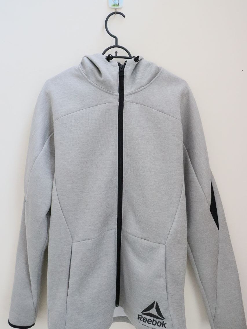 Jual Jaket Hoodie REEBOK Full Sleeve Solid Men Jacket-FI8304 | Shopee ...