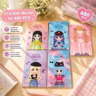 Buku Stiker Wajah Jumbo 18 Halaman Viral Lucu