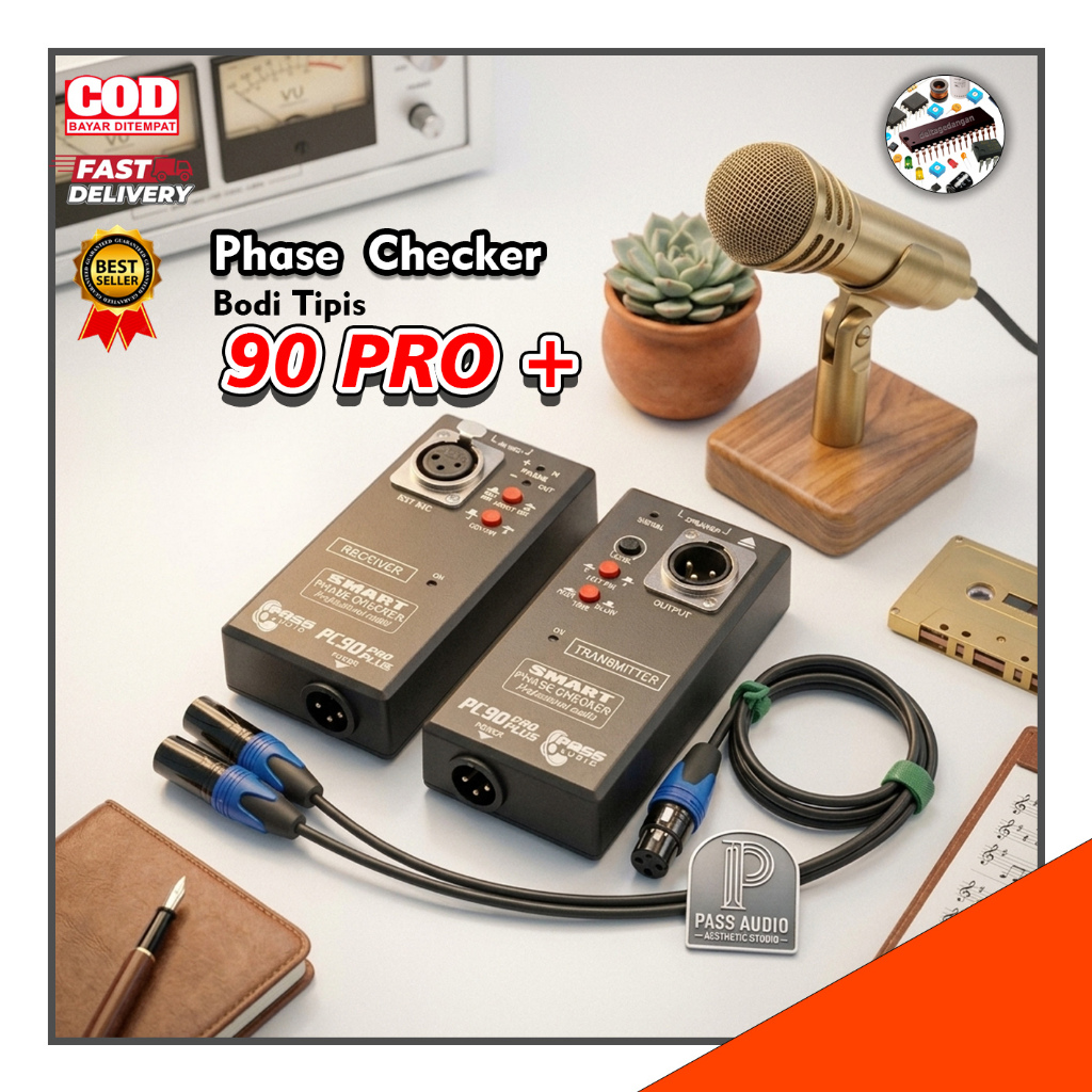 Jual phase chacker speaker polarity checker PASS AUDIO PRO PLUS ( Phase ...