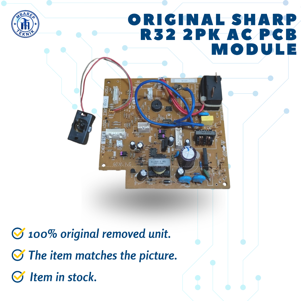 Jual MODUL PCB AC SHARP R32 2PK ORIGINAL | Shopee Indonesia