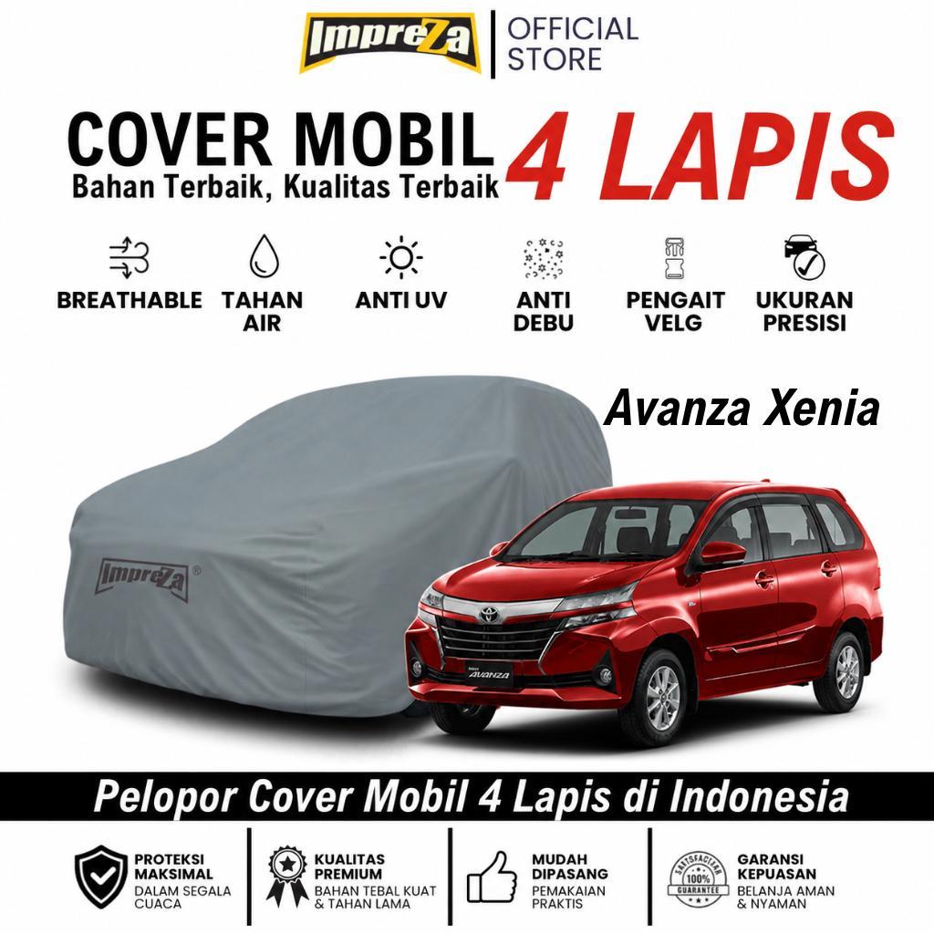 Cover Mobil Avanza Xenia IMPREZA HD 4 Lapis Premium Anti Air Anti UV Presisi Fit