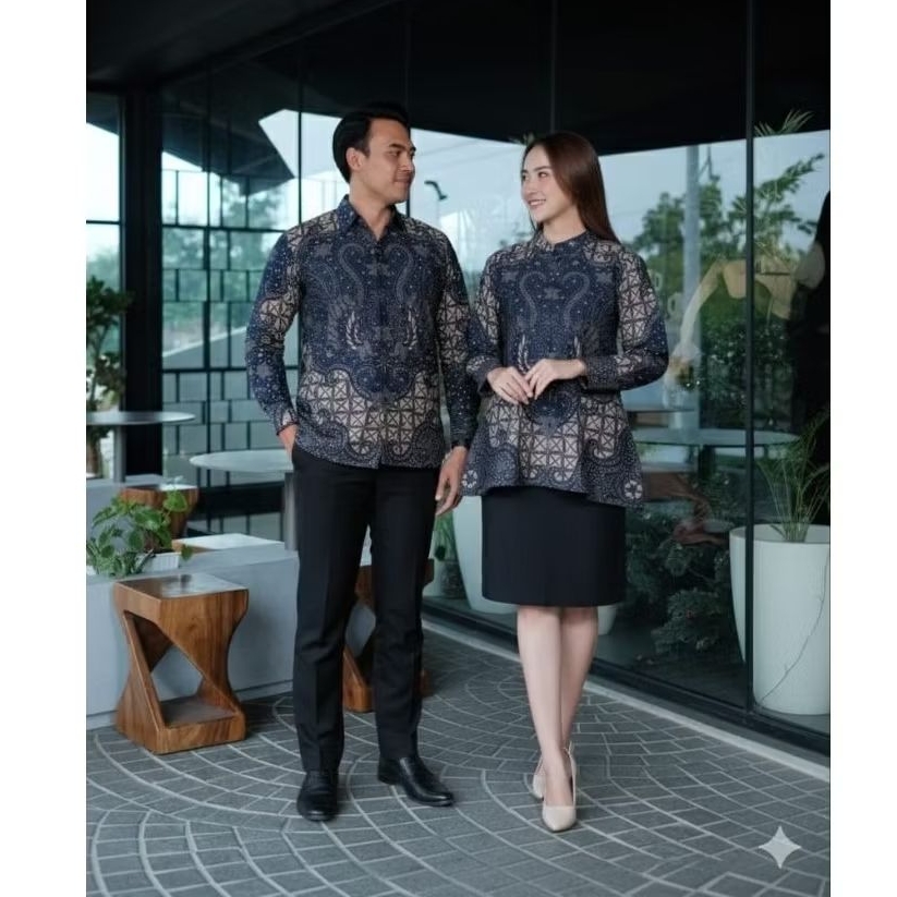 Batik Couple Pasangan Rosmalia Atas