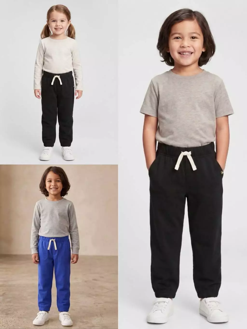Celana Jogger Anak Cewe Cowo GP Cotton Pull On Joggers Kids - 2352