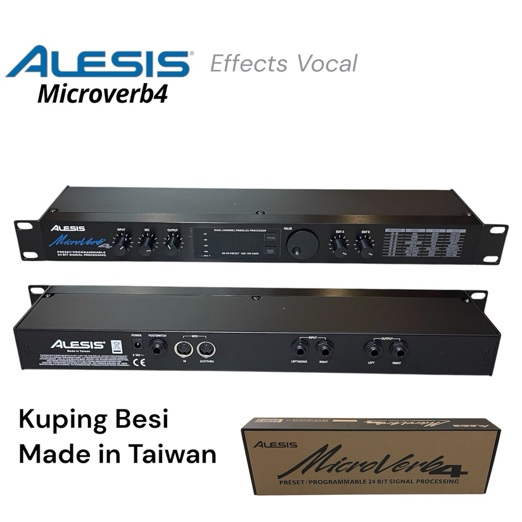 Jual Effects Vocal Alesis Microverb4 efek vokal Preset 