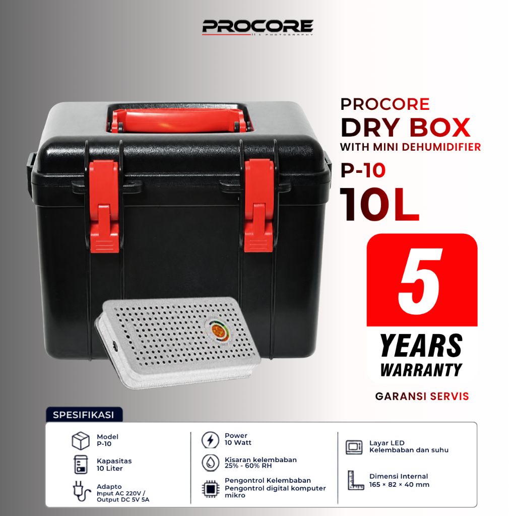 Jual Dry Box Dry Cabinet Procore P-10 Dry Box Kamera 10 Liter | Shopee ...