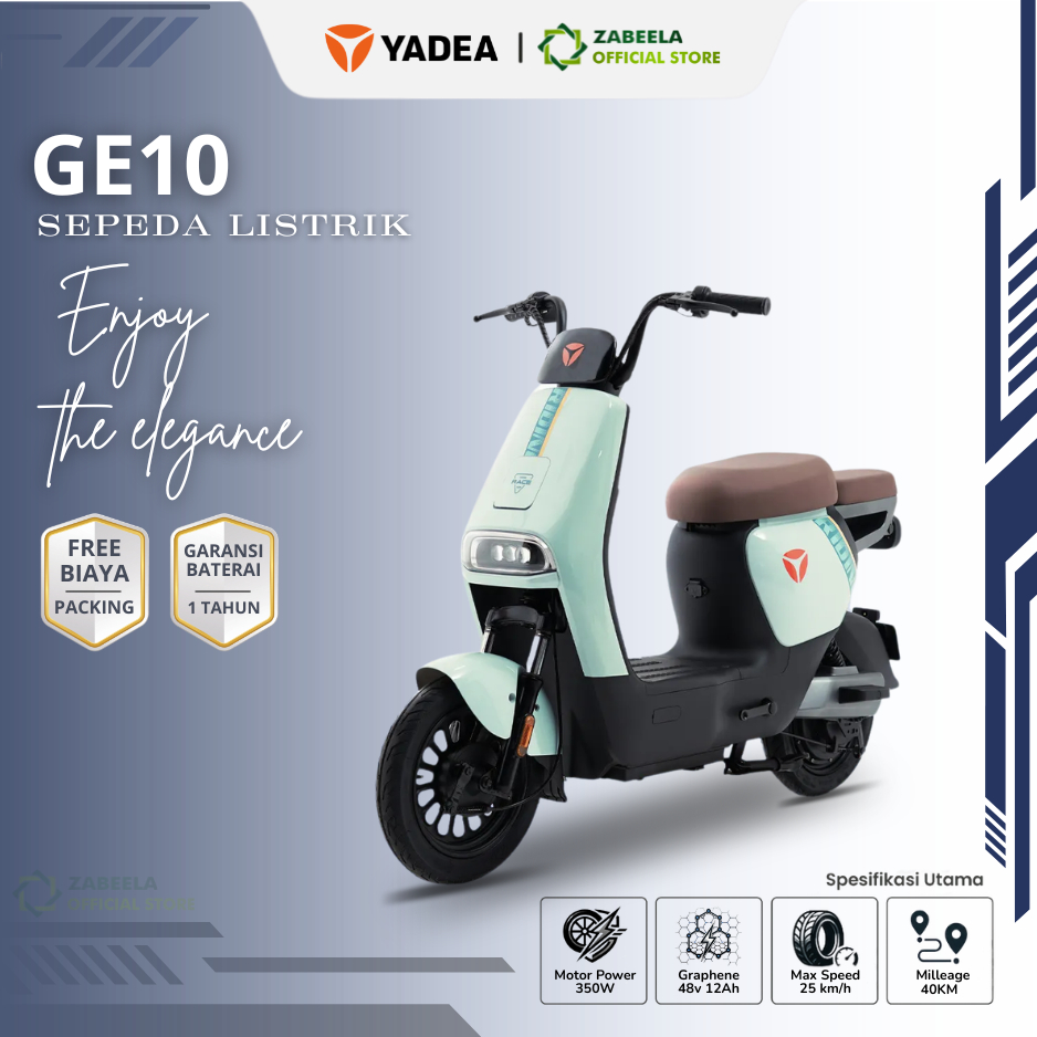 Sepeda Listrik YADEA GE10 - Graphene Battery