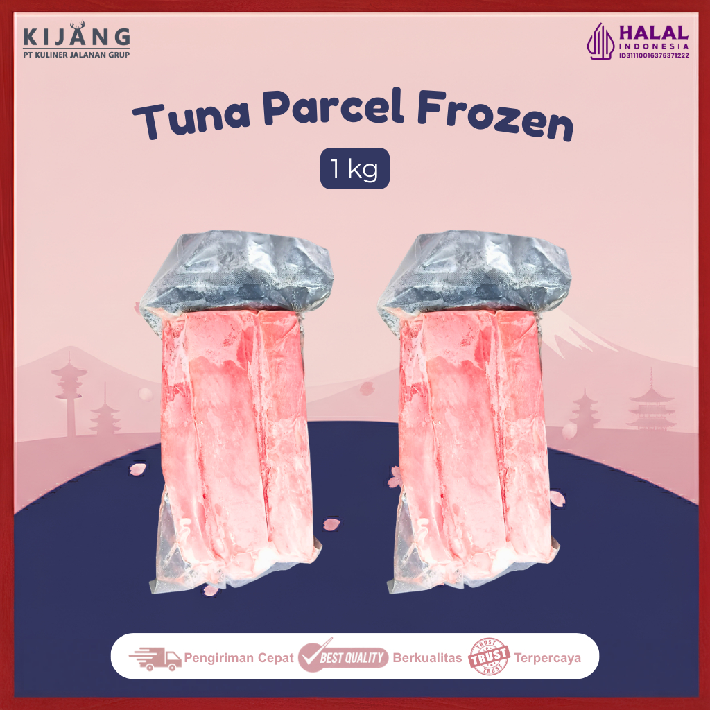 Jual Tuna Parcel Frozen 1 Kg | Daging Tuna Segar Beku | Siap Olah ...