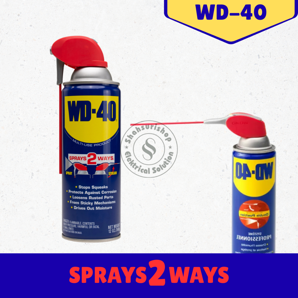 Jual WD-40 WD40 WD 40 220ML PELUMAS ANTI KARAT SERBAGUNA ORIGINAL ...