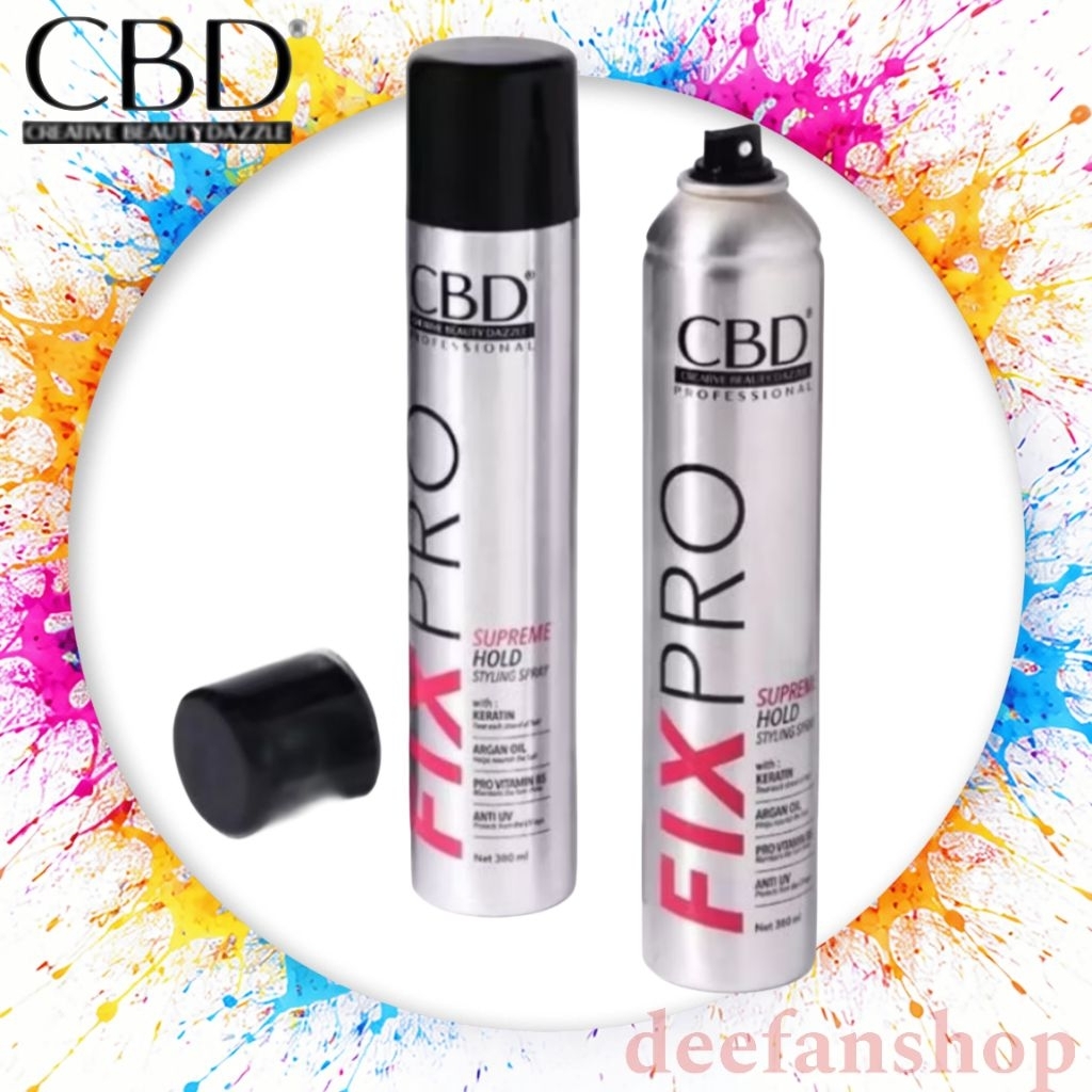 Jual CBD Hair Spray Supreme Hold Styling Tahan Lama 380ml | Shopee ...