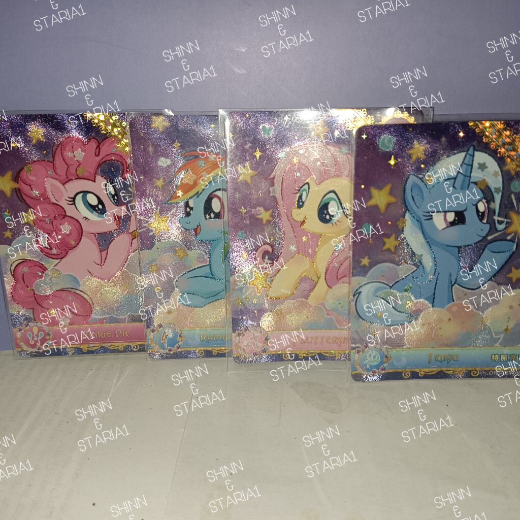Jual Official My Little Pony Mlp Rainbow 5 Kartu Cards Kayou Cina ...