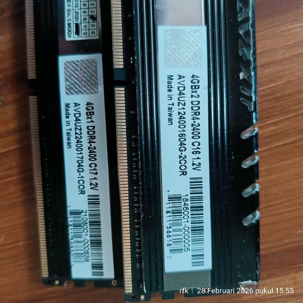 Jual RAM PC 4GB DDR4 2666 V-GeN | Shopee Indonesia