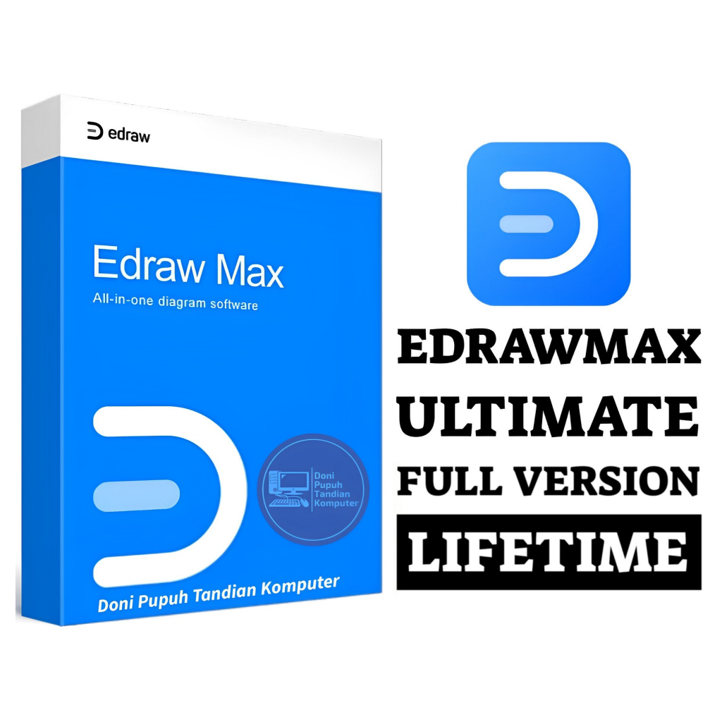 Jual Edraw Max Pro Full Version Lifetime - EdrawMax Pro + Video Cara ...