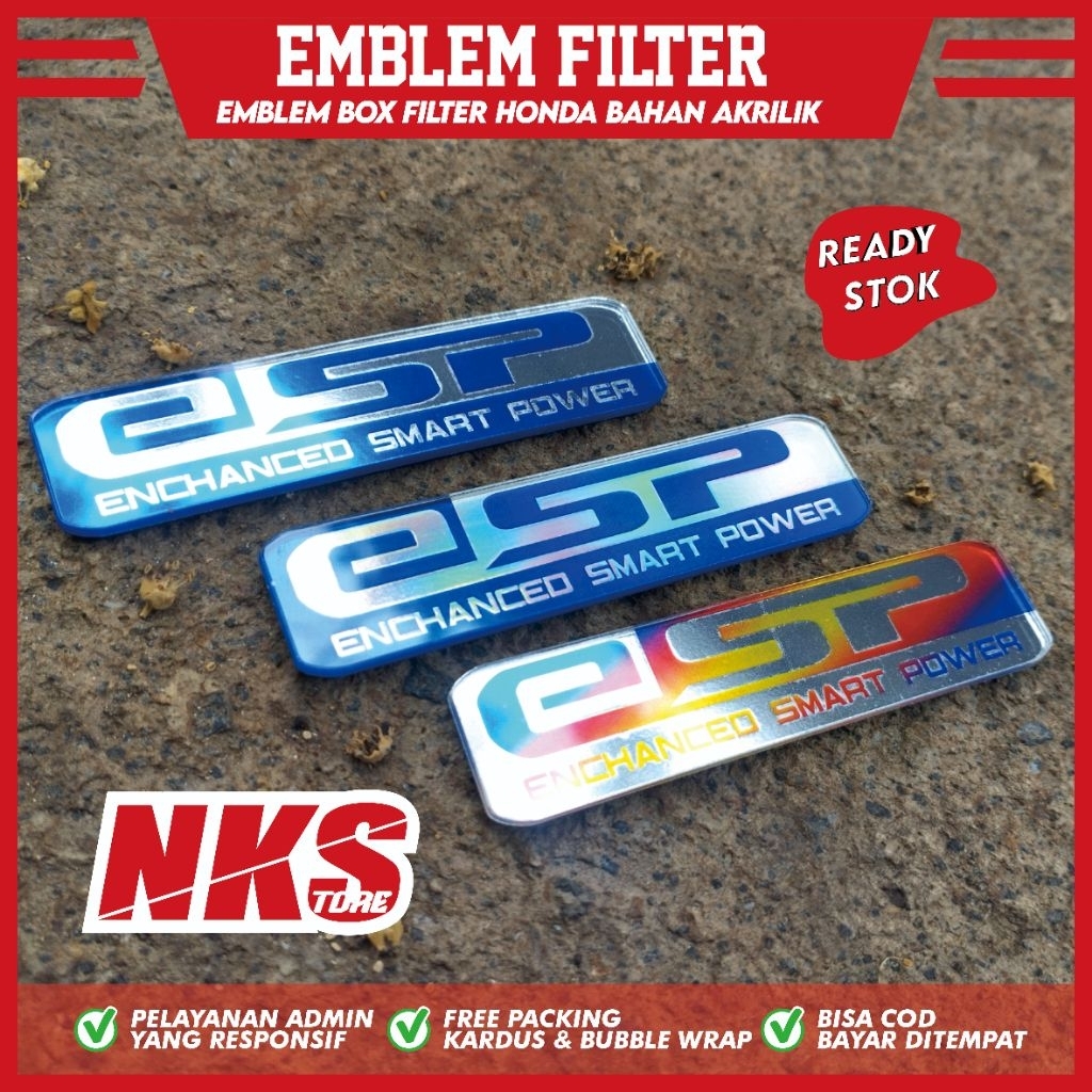 Jual Emblem Filter Akrilik Motor Matic Honda Emblem untuk Box Filter ...