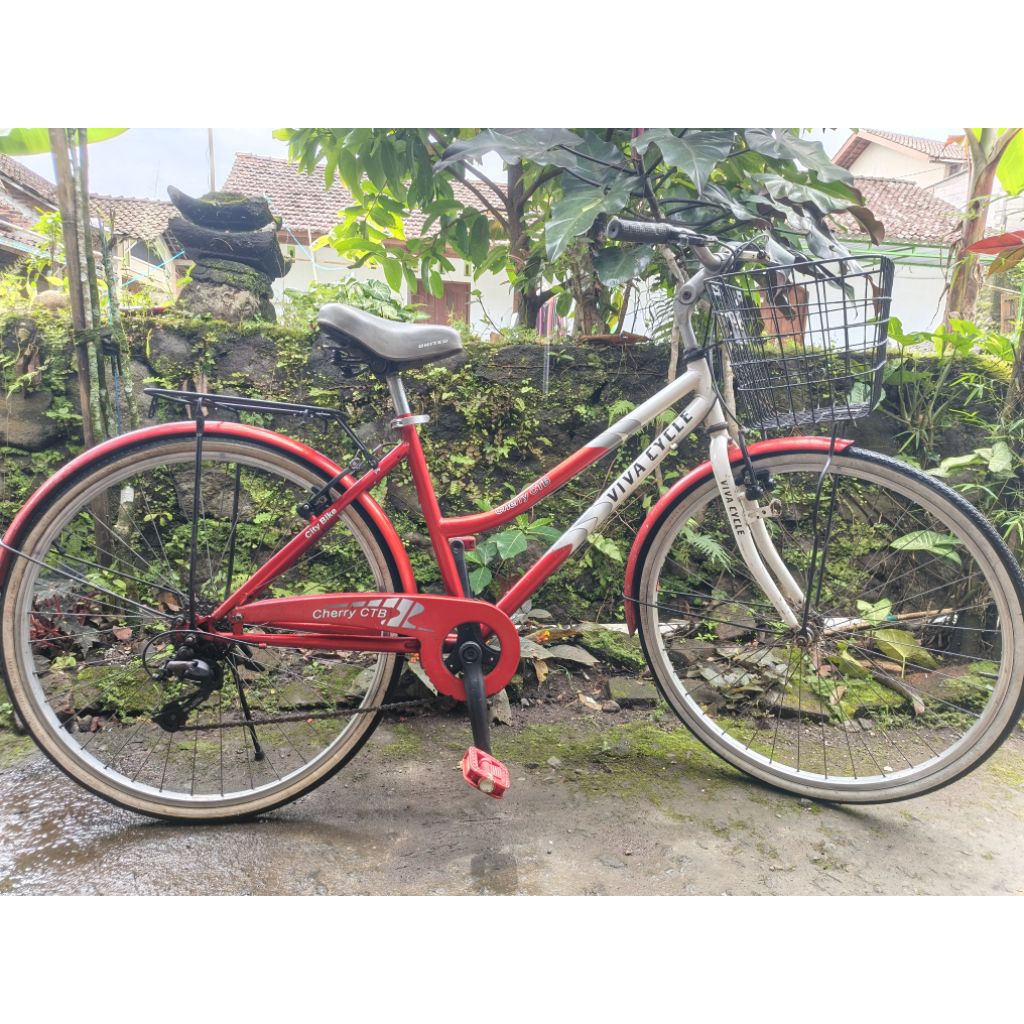 Jual sepeda jengki viva cycle ring 26 second normal tinggal pakai ...
