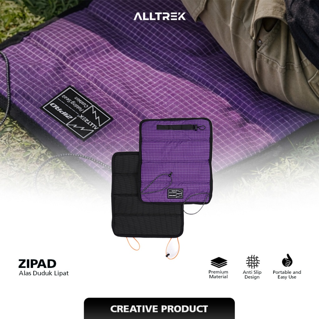 Jual ALLTREK Alas Duduk Lipat ZIPAD Portable Seat Cushion Mat | Shopee ...