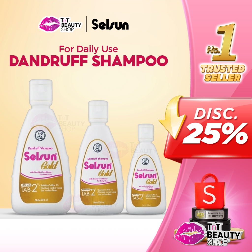 Selsun Gold Shampoo Anti Dandruff 60mL | 120mL | TnT Beauty Shop