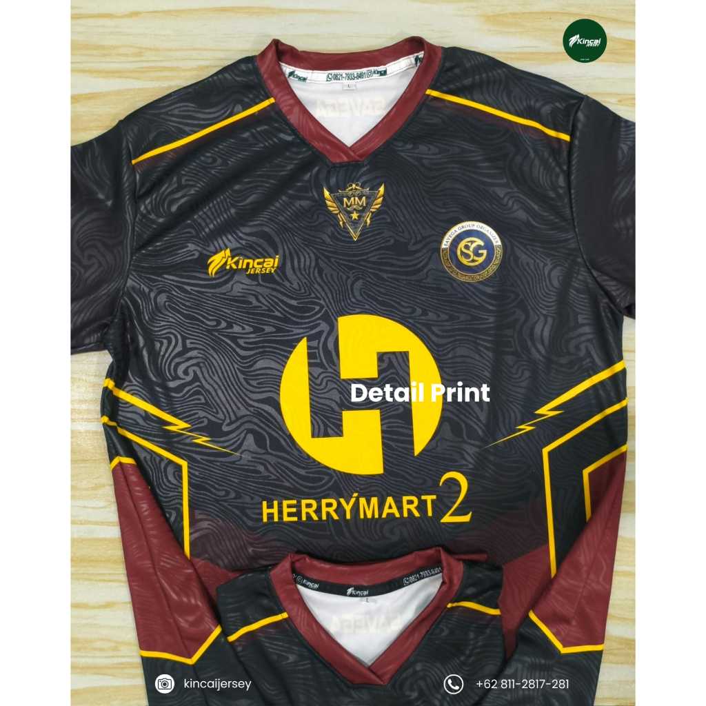 Jual Jersey Atasan Lengan Pendek Bahan Brazil Embos Topo (KRAH V-NECK ...