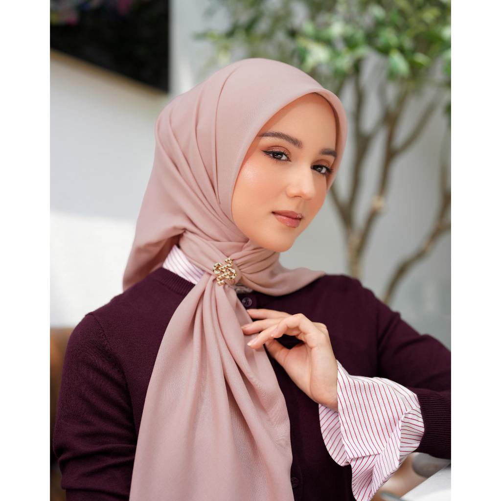 Heaven Lights Voal Plain Hijab Voal Polos Segi Empat