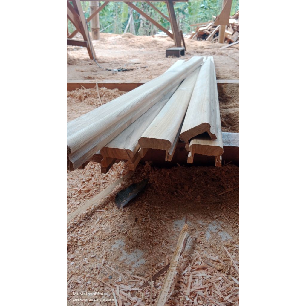 Jual ralling pegangan tangga kayu jati | Shopee Indonesia