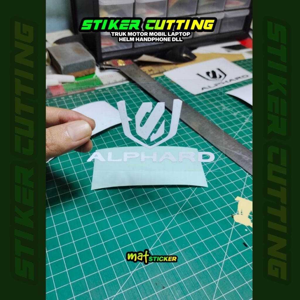 Jual STIKER ALPHARD STICKER CUTTING TRANSPARAN | Shopee Indonesia