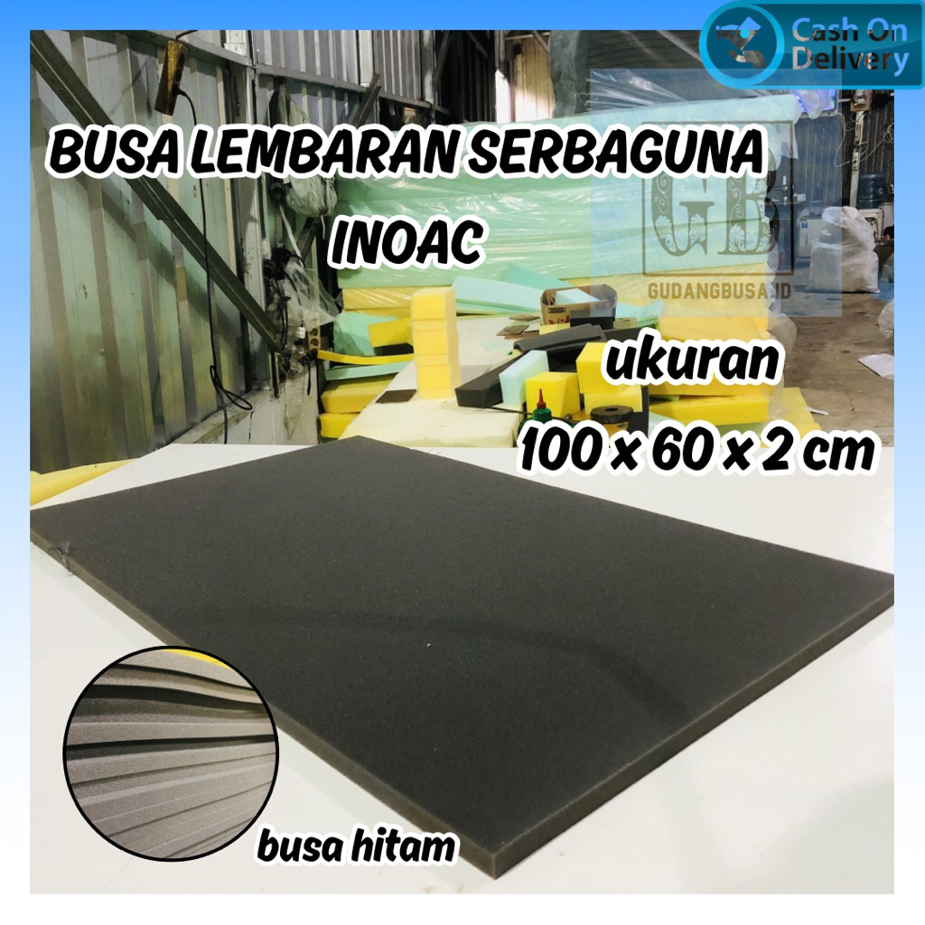 Jual Busa Lembaran Hitam 2 cm Ukuran 100x60x2cm | Shopee Indonesia