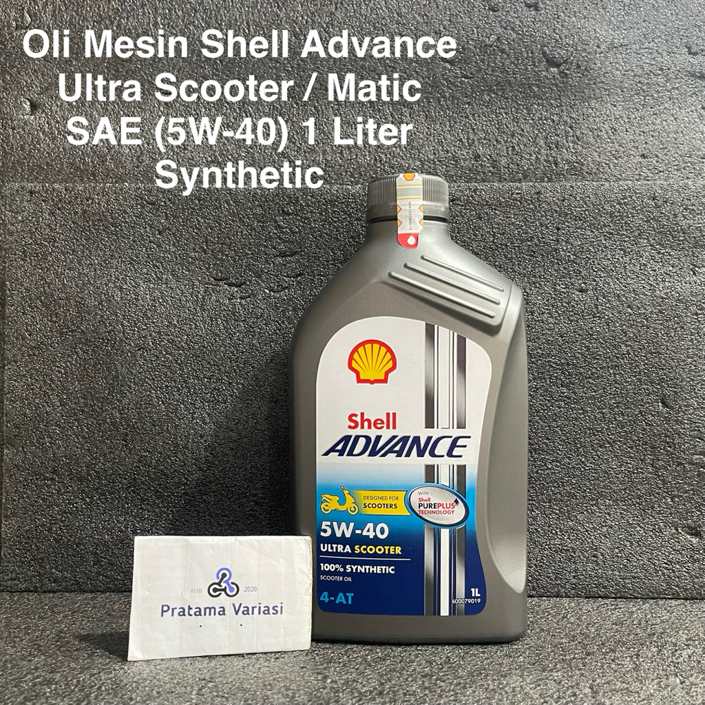 Jual [Shell] Oli Shell Advance Ultra Scooter Matic SAE (5W - 40) (1 ...