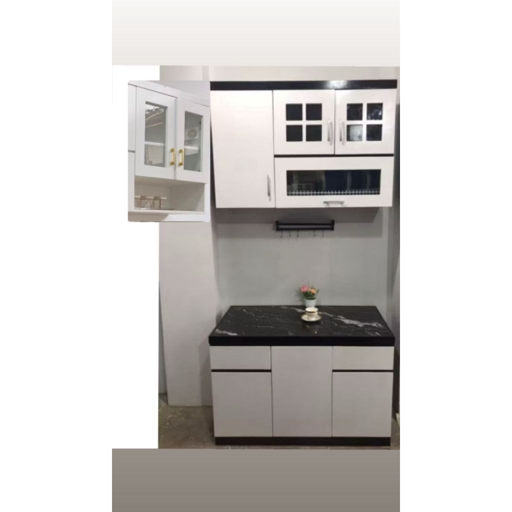 Jual [Rama Fortuna] KSA PROFIL3P Kitchen Set Atas Minimalis - Lemari ...