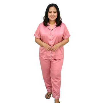 Baju Tidur Piyama Jumbo Ld 130 5Xl Piyama Satin Velvet
