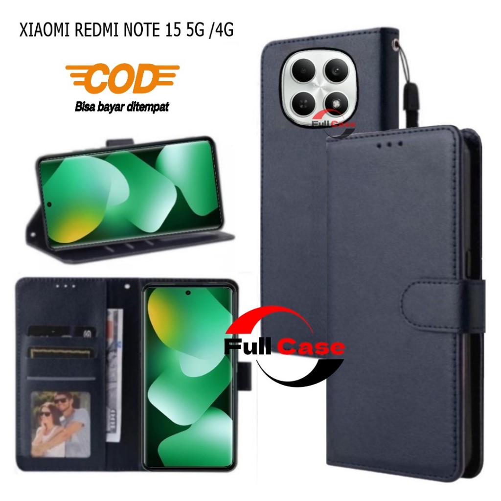 Jual Flip Case For Xiaomi Redmi Note 15 5G/ Redmi Note 15 4G Premium ...