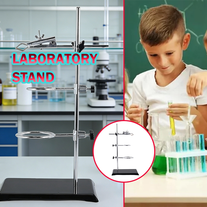 Jual 1Set Laboratorium Tiang Statif Universal Klem Buret Statif Buret ...