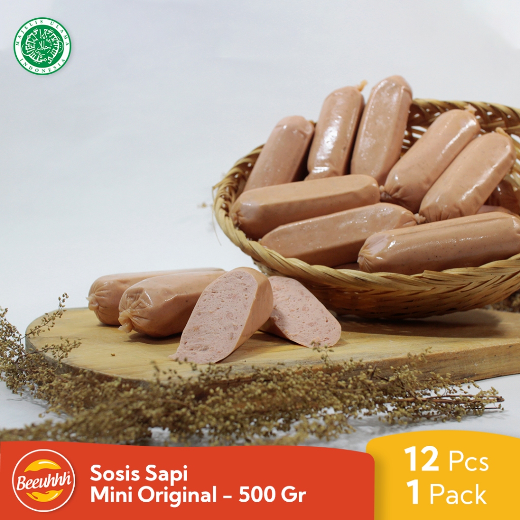 Jual Beeuhhh Sosis Sapi Mini Original 12 Pcs 500 Gr Praktis Lezat Cocok ...