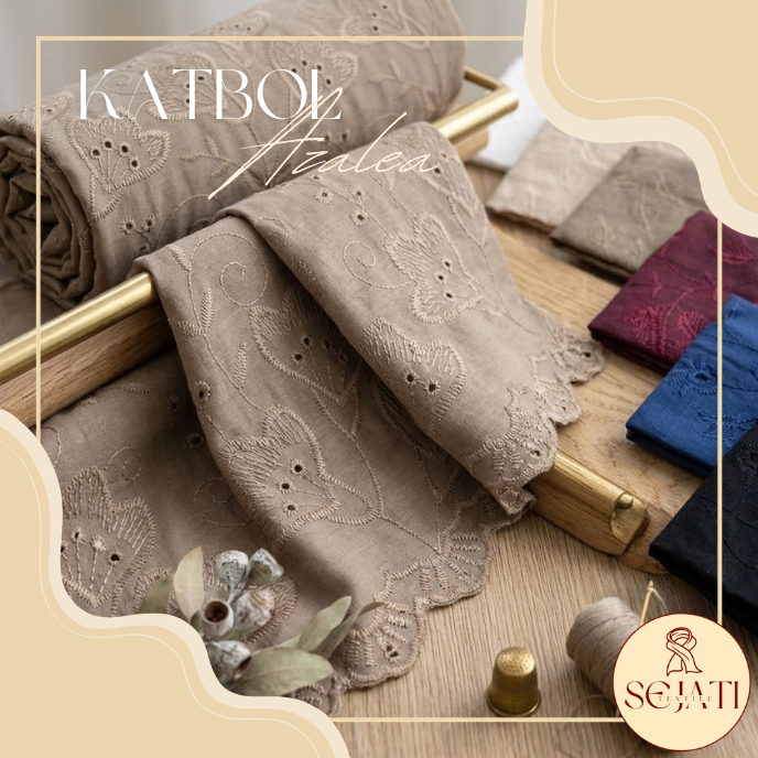 Jual Kain Katbol Katun Bordir 