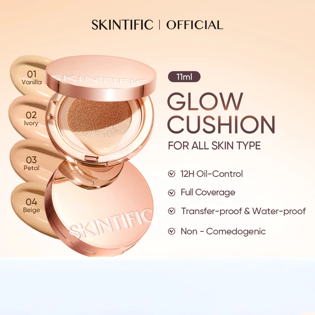 Skintific Air Cushion SPF 35 12H Oil-Control Matte