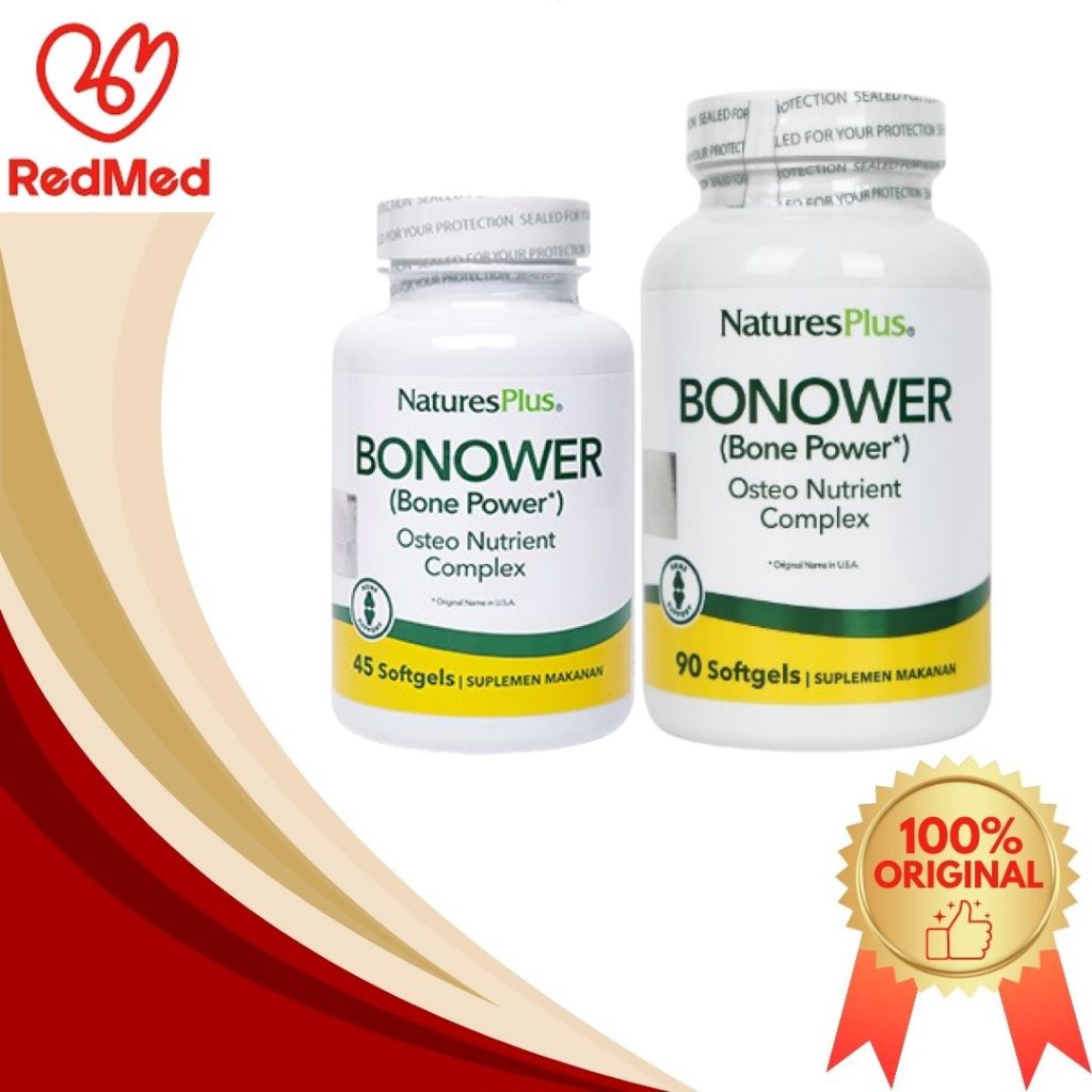 Jual NATURES PLUS BONOWER BONE POWER SOFTGELS 45'S / 90'S | Shopee ...