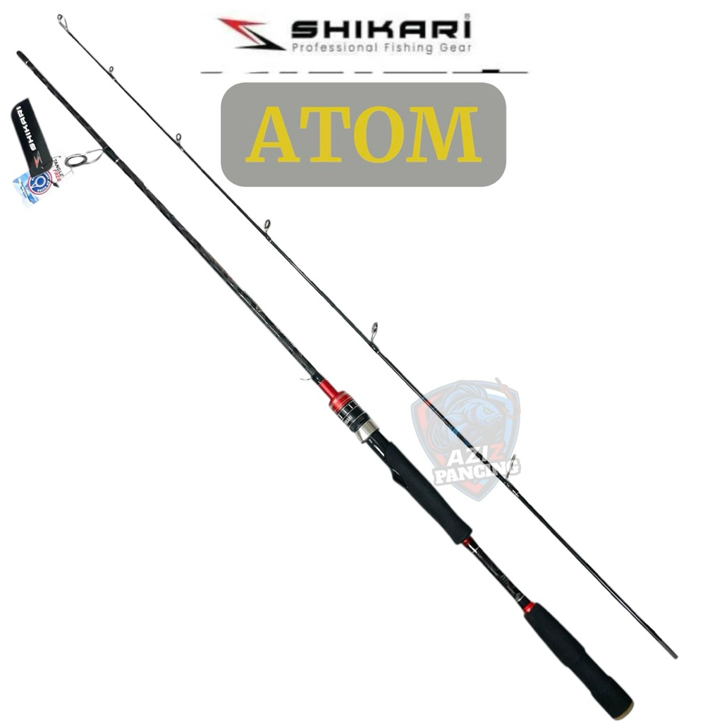 Jual Joran pancing spining Shikari Atom JS&Full eva | Shopee Indonesia