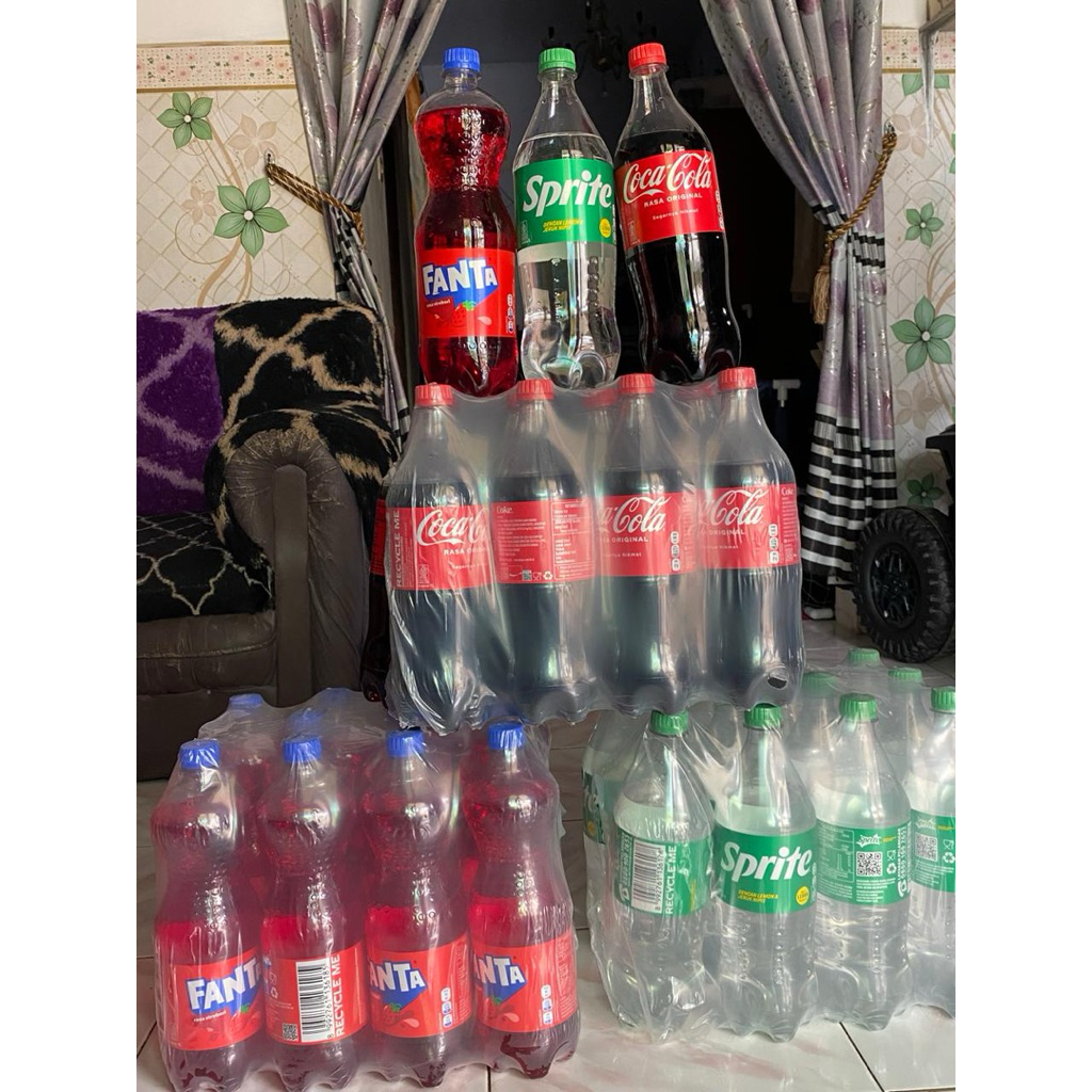 Jual SPRITE - COCA COLA - FANTA || ISI 1 LITER - 1 SLOP ISI 12PCS ...