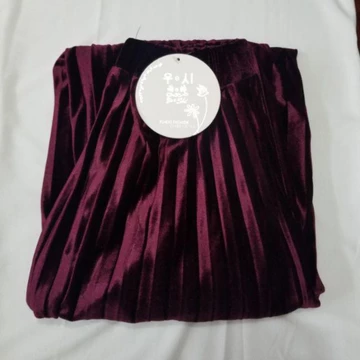 Rok Plisket Beludru Import Korea 240