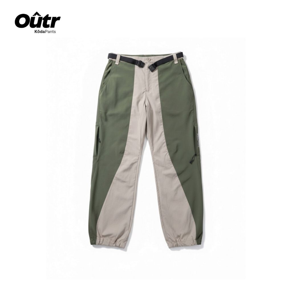 OUTR KodaPants Celana Cargo Outdoor Unisex Baggy Fit Stretch Ringan Tactical Buckle