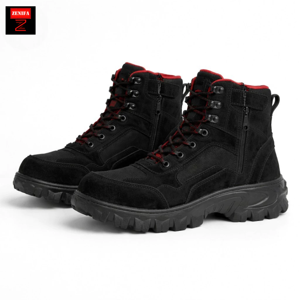 Zenifa Sepatu Safety Boots High Pria Slide 2