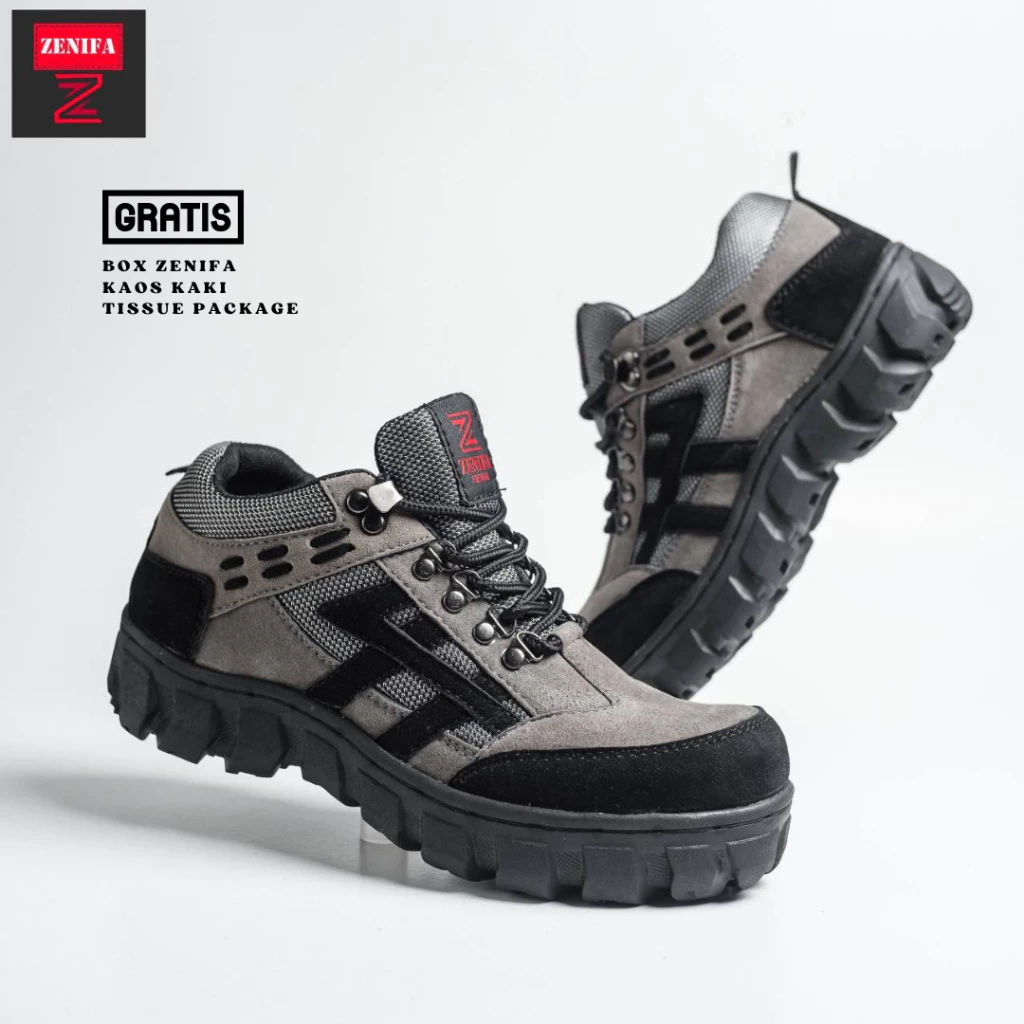 Zenifa Sepatu Safety Boots Outdoor Pria Slide 2