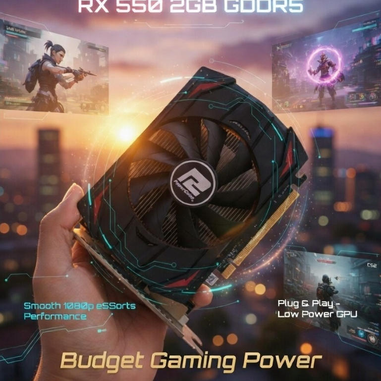Jual AMD Powercolor RX 550 Murah | Shopee Indonesia