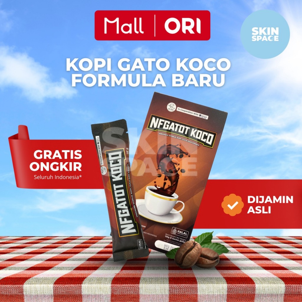 Jual Kopi Gatot Koco 1 Box 5 sachet New Formula | Shopee Indonesia