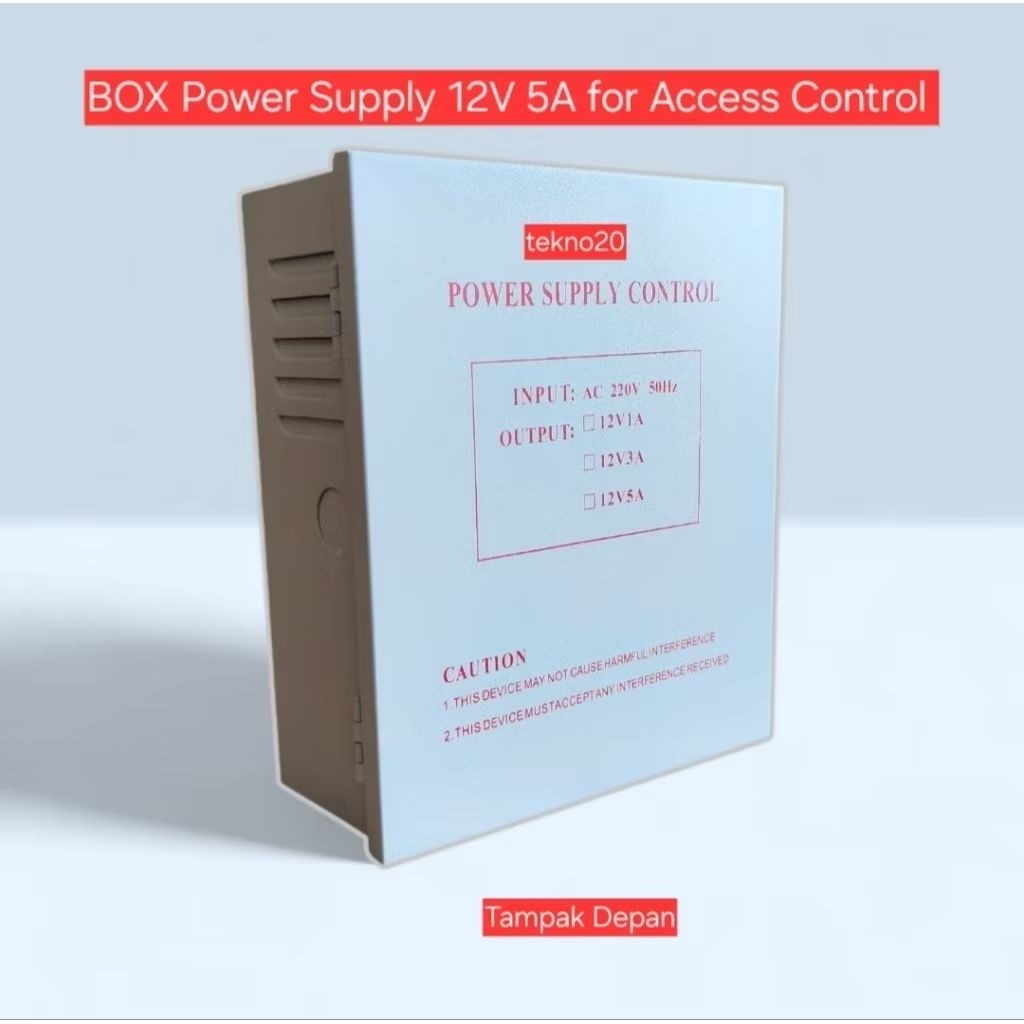 Jual Backup Box Power Supply 12V 5A | Box Power Supply 12V5A PSU Power ...