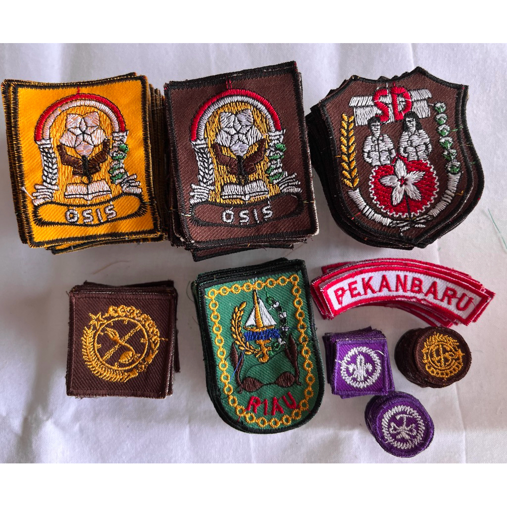 Jual Logo Bordir seragam sekolah aneka ragam | Shopee Indonesia