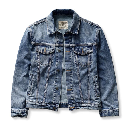 RK002 GALFINC Jaket Jeans Pria Denim - Sandwash